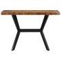 Solid mango wood dining table 110x55x75 cm by , Kitchen and dining tables - Ref: Foro24-358881, Price: 202,98 €, Discount: %