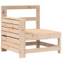 Garden sofa with armrest side table solid pine wood by , Outdoor sofas - Ref: Foro24-844878, Price: 60,17 €, Discount: %