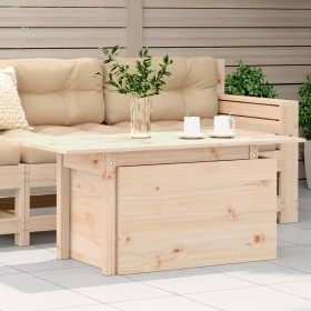 Garden table solid pine wood 100x50x75 cm by , Garden tables - Ref: Foro24-844908, Price: 63,99 €, Discount: %