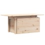 Mesa de jardín madera maciza de pino 100x50x75 cm de , Mesas de jardín - Ref: Foro24-844908, Precio: 63,99 €, Descuento: %