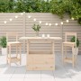 Garden table solid pine wood 100x50x75 cm by , Garden tables - Ref: Foro24-844908, Price: 57,37 €, Discount: %