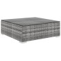 Set de muebles de jardín 4 pzas y cojines ratán sintético gris de vidaXL, Conjuntos de jardín - Ref: Foro24-46779, Precio: 37...