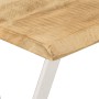 Console table with natural edge solid mango wood 105x33x76 cm by , console tables - Ref: Foro24-372764, Price: 140,28 €, Disc...