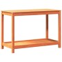 Planting table and shelf solid brown wood 108x50x75 cm by , Pot stands - Ref: Foro24-844632, Price: 74,99 €, Discount: %