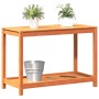 Planting table and shelf solid brown wood 108x50x75 cm by , Pot stands - Ref: Foro24-844632, Price: 74,99 €, Discount: %