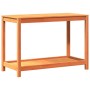 Planting table and shelf solid brown wood 108x50x75 cm by , Pot stands - Ref: Foro24-844632, Price: 74,99 €, Discount: %