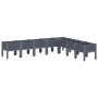 Planter with legs PP gray 200x160x42 cm by , Pots and planters - Ref: Foro24-367911, Price: 148,94 €, Discount: %