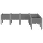 Planter with legs PP light gray 160x120x42 cm by , Pots and planters - Ref: Foro24-367907, Price: 114,99 €, Discount: %