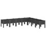 Planter with legs PP black 200x160x42 cm by , Pots and planters - Ref: Foro24-367913, Price: 148,99 €, Discount: %