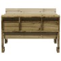 Mesa de pícnic para niños madera pino impregnada 88x122x58 cm de , Mesas de jardín - Ref: Foro24-832605, Precio: 111,26 €, De...