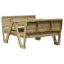 Kinder-Picknicktisch aus imprägniertem Kiefernholz 88x122x58 cm von , Gartentische - Ref: Foro24-832605, Preis: 111,31 €, Rab...