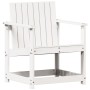 Garden chair solid white pine wood 62x56x77 cm by , Modular outdoor sofas - Ref: Foro24-832626, Price: 53,40 €, Discount: %