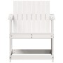 Garden chair solid white pine wood 62x56x77 cm by , Modular outdoor sofas - Ref: Foro24-832626, Price: 53,40 €, Discount: %