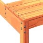 Mesa de pícnic madera maciza de pino marrón cera 110x134x75 cm de , Mesas de jardín - Ref: Foro24-844647, Precio: 99,99 €, De...