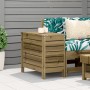 Gartenhocker aus imprägniertem Kiefernholz 62x31,5x52 cm von , Outdoor-Sofas - Ref: Foro24-844892, Preis: 73,73 €, Rabatt: %