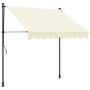 Toldo retráctil tela y acero crema 200x150 cm de , Toldos - Ref: Foro24-368745, Precio: 72,47 €, Descuento: %