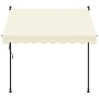 Toldo retráctil tela y acero crema 200x150 cm de , Toldos - Ref: Foro24-368745, Precio: 72,47 €, Descuento: %