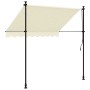 Toldo retráctil tela y acero crema 200x150 cm de , Toldos - Ref: Foro24-368745, Precio: 72,47 €, Descuento: %