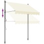 Toldo retráctil tela y acero crema 200x150 cm de , Toldos - Ref: Foro24-368745, Precio: 72,47 €, Descuento: %