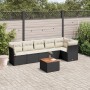 7-piece garden dining set and black synthetic rattan cushions by , Garden sets - Ref: Foro24-3255979, Price: 408,10 €, Discou...