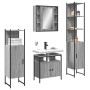 Set de armario de baño 4 pzas madera contrachapada gris sonoma de , Muebles de baño - Ref: Foro24-3214768, Precio: 265,17 €, ...