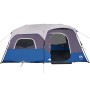 Family tent with LED 9 people quick opening light blue by , tents - Ref: Foro24-94311, Price: 267,54 €, Discount: %