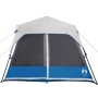 Family tent with LED 9 people quick opening light blue by , tents - Ref: Foro24-94311, Price: 267,54 €, Discount: %