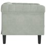 Hellgrauer Samtsessel von , Sofas - Ref: Foro24-372565, Preis: 184,75 €, Rabatt: %