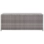 Gray synthetic rattan garden storage box 150x50x60 cm by vidaXL, Outdoor storage boxes - Ref: Foro24-46462, Price: 198,68 €, ...