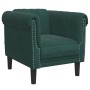 Dark green velvet armchair by , Sofas - Ref: Foro24-372567, Price: 185,35 €, Discount: %