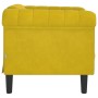 Sillón de terciopelo amarillo de , Sofás - Ref: Foro24-372571, Precio: 170,54 €, Descuento: %