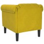 Sillón de terciopelo amarillo de , Sofás - Ref: Foro24-372571, Precio: 170,54 €, Descuento: %