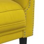 Sillón de terciopelo amarillo de , Sofás - Ref: Foro24-372571, Precio: 170,54 €, Descuento: %