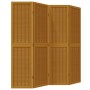 4-panel partition screen solid paulownia wood brown by , Room dividers - Ref: Foro24-358817, Price: 83,49 €, Discount: %