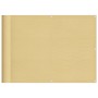 Pantalla de balcón 100% poliéster Oxford color arena 75x600 cm de , Sombrillas - Ref: Foro24-4000024, Precio: 26,54 €, Descue...