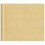 Balcony screen 100% polyester Oxford sand color 90x500 cm by , Umbrellas - Ref: Foro24-4000030, Price: 25,47 €, Discount: %