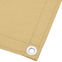 Balcony screen 100% polyester Oxford sand color 90x700 cm by , Umbrellas - Ref: Foro24-4000032, Price: 38,20 €, Discount: %