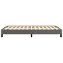 Estructura de cama cuero sintético gris 120x190 cm de , Camas y somieres - Ref: Foro24-379500, Precio: 95,86 €, Descuento: %