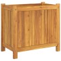 Jardinera con forro madera maciza de acacia 54x31x50 cm de , Maceteros y jardineras - Ref: Foro24-366431, Precio: 68,61 €, De...