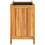 Jardinera con forro madera maciza de acacia 54x31x50 cm de , Maceteros y jardineras - Ref: Foro24-366431, Precio: 68,61 €, De...