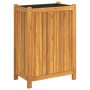 Jardinera con forro madera maciza de acacia 54x31x75 cm de , Maceteros y jardineras - Ref: Foro24-366433, Precio: 83,68 €, De...