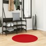 Red OVIEDO short pile rug Ø 80 cm by , Rugs - Ref: Foro24-375631, Price: 25,18 €, Discount: %