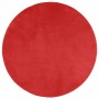 Red OVIEDO short pile rug Ø 80 cm by , Rugs - Ref: Foro24-375631, Price: 25,18 €, Discount: %