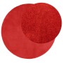 Red OVIEDO short pile rug Ø 80 cm by , Rugs - Ref: Foro24-375631, Price: 25,18 €, Discount: %