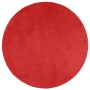 Red OVIEDO short pile rug Ø 120 cm by , Rugs - Ref: Foro24-375633, Price: 49,55 €, Discount: %