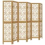 6-panel partition screen solid paulownia wood brown by , Room dividers - Ref: Foro24-358874, Price: 122,38 €, Discount: %