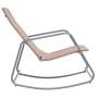 Textilene taupe garden rocking chair 95x54x85 cm by vidaXL, Garden chairs - Ref: Foro24-47930, Price: 51,99 €, Discount: %