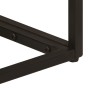 Solid mango wood and black iron console table 90x30x76 cm by , Side tables - Ref: Foro24-372003, Price: 175,29 €, Discount: %