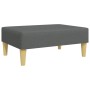 2-seater sofa bed with pillows and stool in dark gray fabric by , Sofas - Ref: Foro24-3216256, Price: 283,59 €, Discount: %