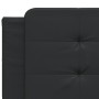 Black synthetic leather padded bed headboard 200 cm by , Headboards and footboards - Ref: Foro24-374883, Price: 53,02 €, Disc...